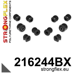 Strongflex Lexus / Toyota Voorste stabilisatorrubber ZWART – 211911BX