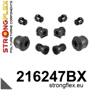 Strongflex Lexus GS / IS / IS-F Vooras bovenste draagarm rubber ZWART – 211884BX
