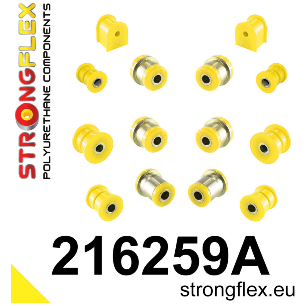 Strongflex Lexus / Toyota Achteras rubberset SPORT – 216259A