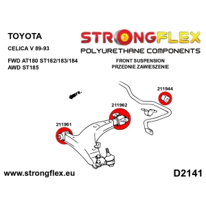 Strongflex Toyota Celica Vooras rubberset – 216261B