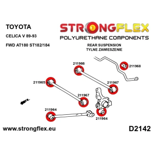 Strongflex Toyota Celica Achteras rubberset – 216262B