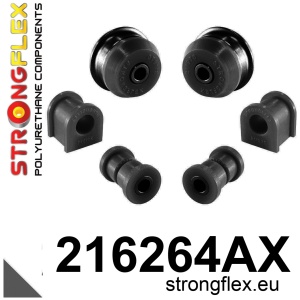 Strongflex Toyota Avensis / Corolla Vooras draagarm rubber voor SPORT ZWART – 211969AX
