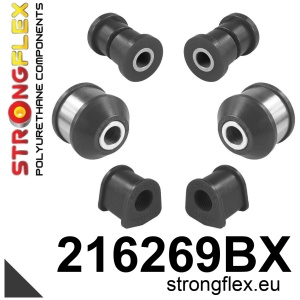 Strongflex Toyota Corolla Vooras draagarm rubber voor ZWART – 211980BX