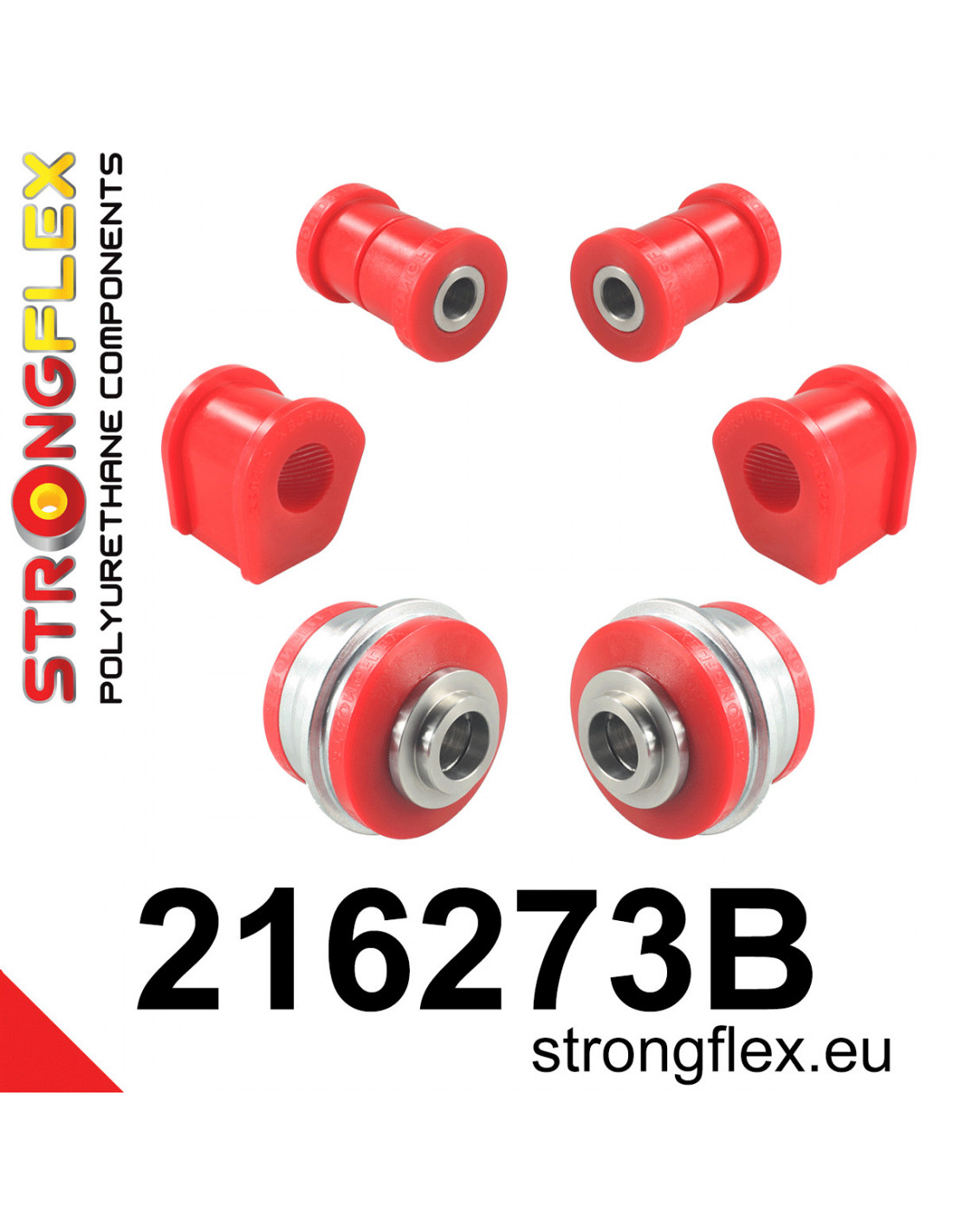 Strongflex Citroën / Peugeot / Toyota Vooras rubberset – 216273B 1 Strongflex Citroën / Peugeot / Toyota Vooras rubberset – 216273B