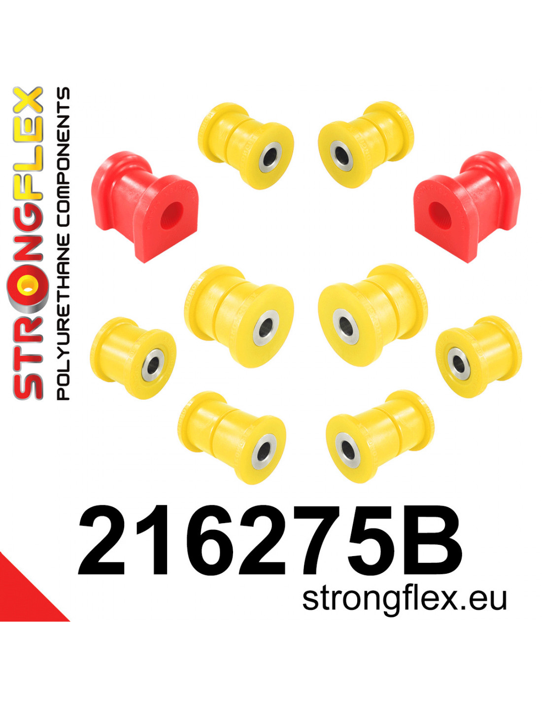 Strongflex Lexus RX Achteras rubberset – 216275B 1 Strongflex Lexus RX Achteras rubberset – 216275B