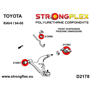 Strongflex Toyota RAV4 Vooras rubberset SPORT – 216289A