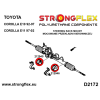 Strongflex Toyota Corolla Complete ophangrubberset SPORT ZWART – 216293AX