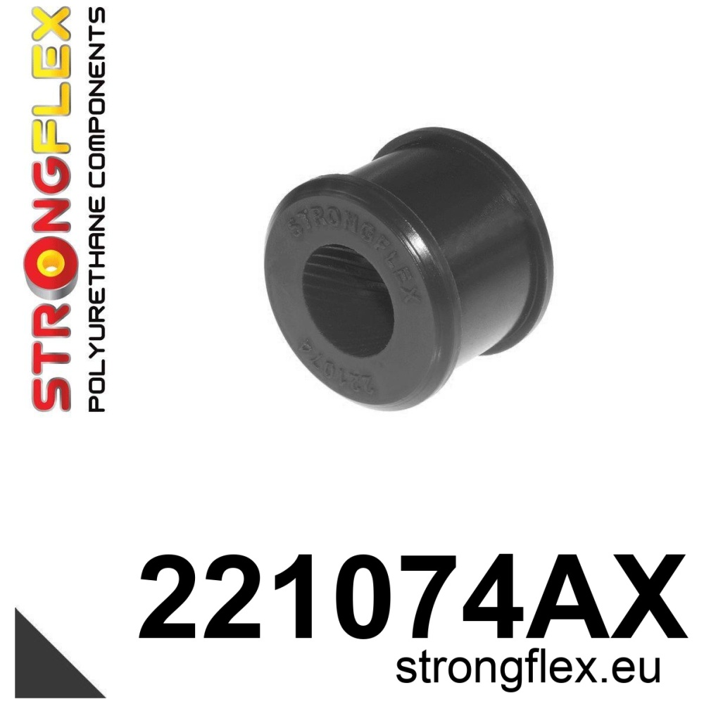 Strongflex Volkswagen Caddy / Corrado / Golf Rubber voorste koppelstang SPORT ZWART – 221074AX