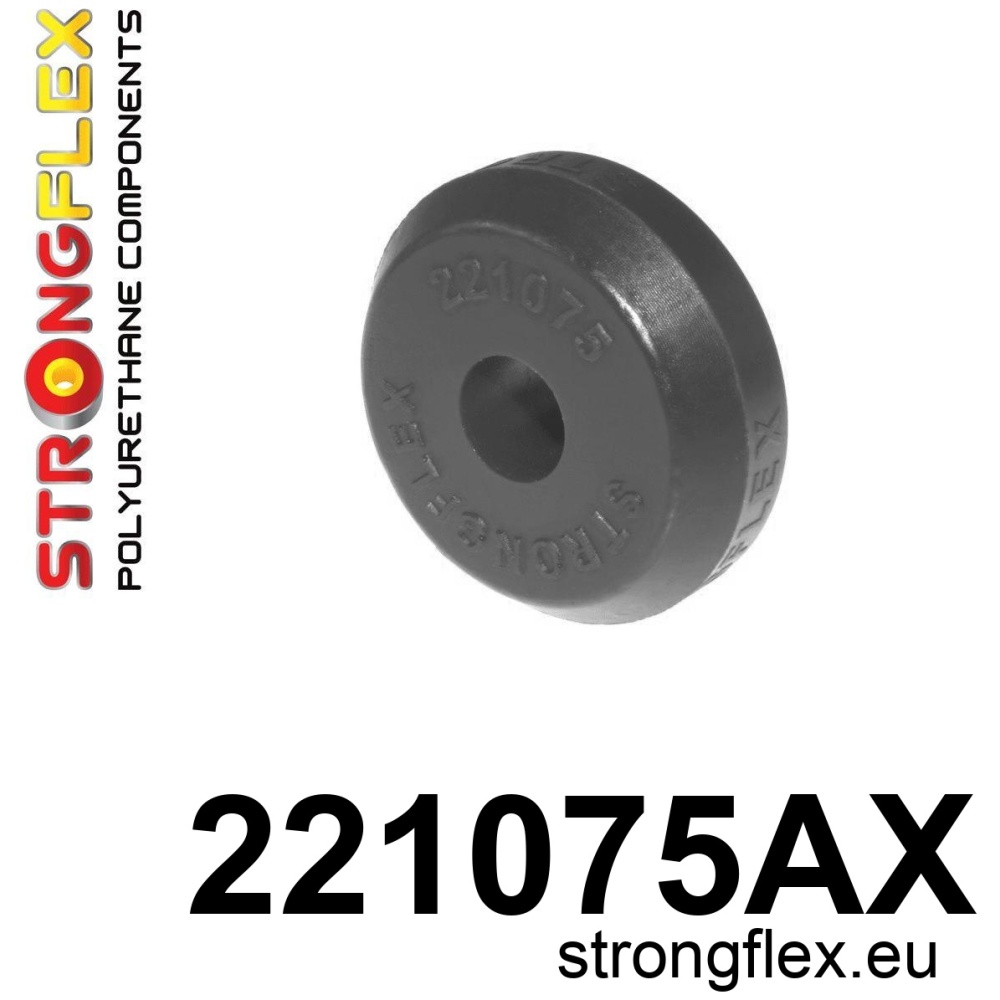 Strongflex Volkswagen Caddy / Corrado / Golf Rubber voorste koppelstang/Augenbolzen SPORT ZWART – 221075AX