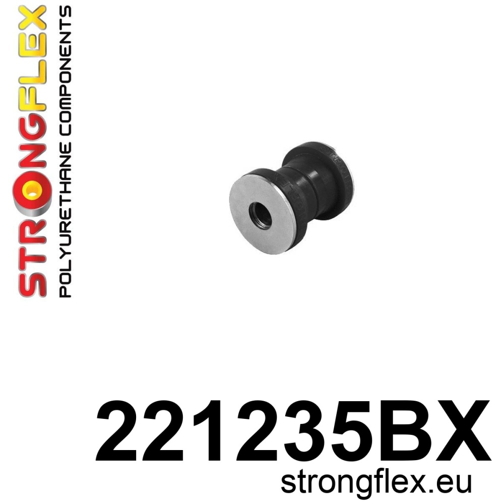 Strongflex Audi / Volkswagen Vooras onderste draagarm – buitenste rubber ZWART – 221235BX