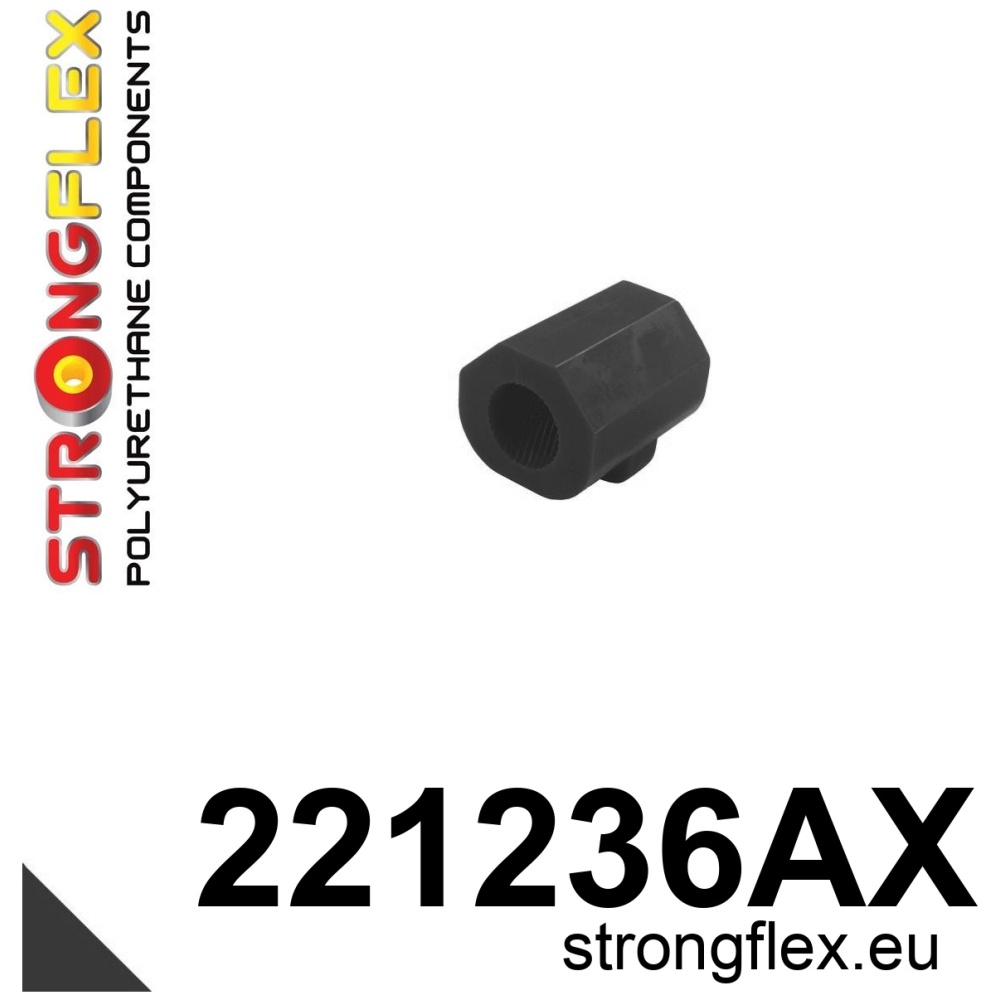Strongflex Audi / Volkswagen Voorste stabilisatorrubber SPORT ZWART – 221236AX