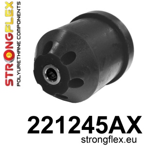 Strongflex Audi / Volkswagen Achterbalkrubber 72mm SPORT ZWART – 221245AX
