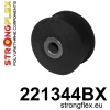 Strongflex Audi / Volkswagen Voorste draagarm achterste rubber ZWART – 221344BX