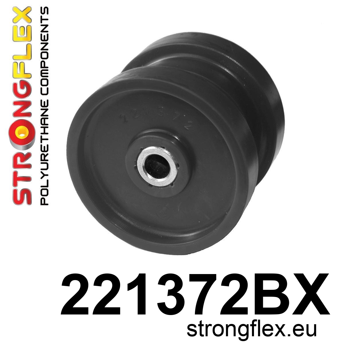 Strongflex Audi / Volkswagen Achteras langsdraagarm voorste rubber ZWART – 221372BX 1 Strongflex Audi / Volkswagen Achteras langsdraagarm voorste rubber ZWART – 221372BX