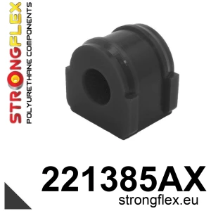 Strongflex Volkswagen Caddy / Golf / Jetta Vooras buitenste stabilisatorrubber SPORT ZWART – 221385AX