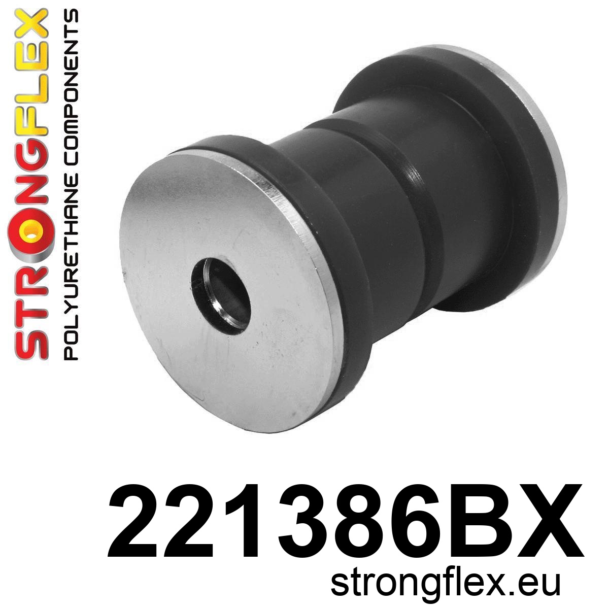 Strongflex Volkswagen Golf / Jetta / Scirocco Achteras-subframe rubber ZWART – 221386BX 1 Strongflex Volkswagen Golf / Jetta / Scirocco Achteras-subframe rubber ZWART – 221386BX