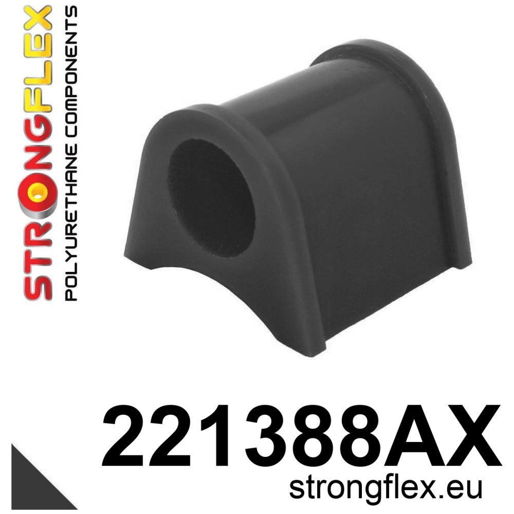 Strongflex Volkswagen Golf / Jetta / Scirocco Achteras buitenste stabilisatorrubber SPORT ZWART – 221388AX