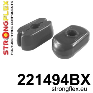 Strongflex Audi / Volkswagen Tweedelig motorsteun voor onder- pendelsteun ZWART – 221494BX