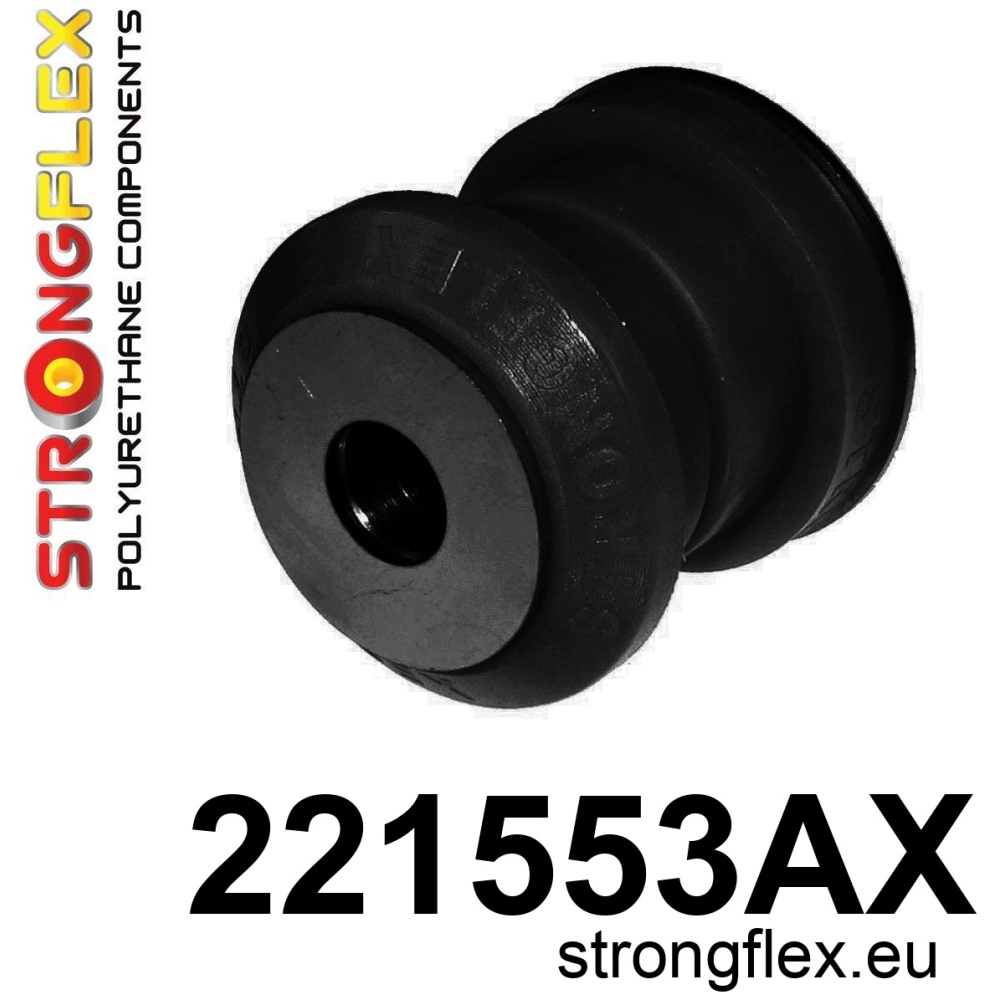 Strongflex Audi / Volkswagen Achteras bovenste achterste draagarm buitenste rubber SPORT ZWART – 221553AX