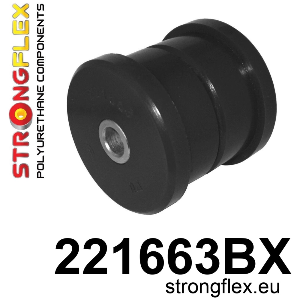 Strongflex Audi / Volkswagen Achteras langsdraagarm voorste rubber ZWART – 221663BX