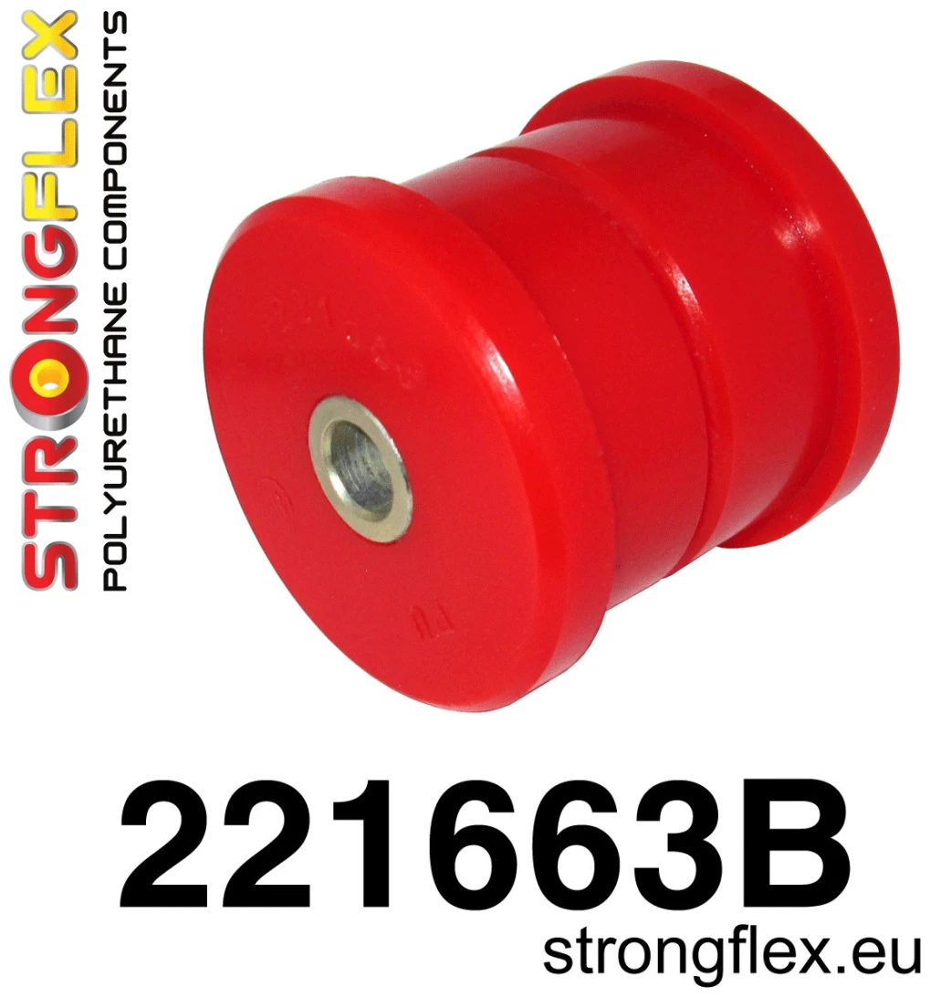 Strongflex Audi / Volkswagen Achteras langsdraagarm voorste rubber – 221663B 1 Strongflex Audi / Volkswagen Achteras langsdraagarm voorste rubber – 221663B
