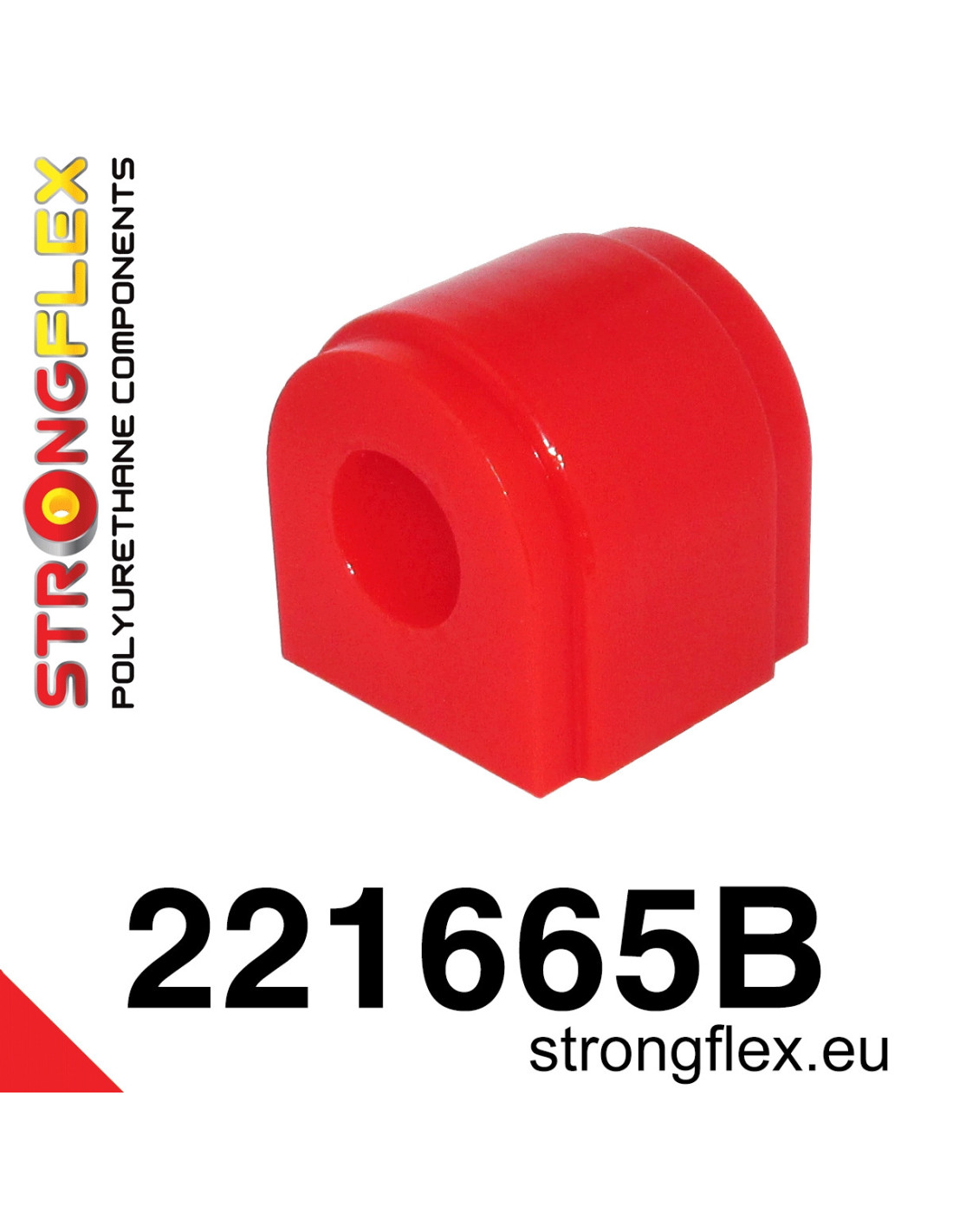 Strongflex Audi / Volkswagen Voorste stabilisatorrubber – 221665B 1 Strongflex Audi / Volkswagen Voorste stabilisatorrubber – 221665B