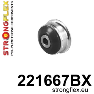 Strongflex Audi / Seat Vooras draagarm achterste rubber ZWART – 221667BX