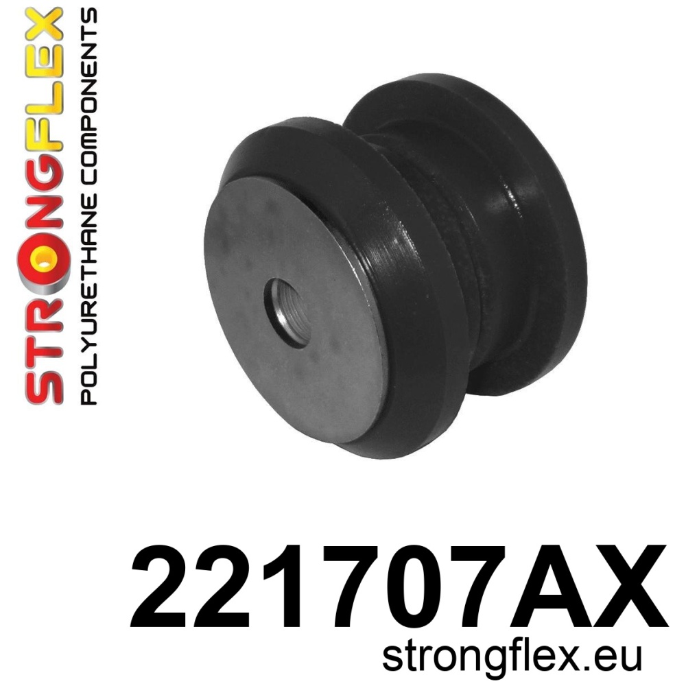 Strongflex Volkswagen Golf / Jetta Rubber achteras-subframe ophanging, ton-lager 52mm SPORT ZWART – 221707AX