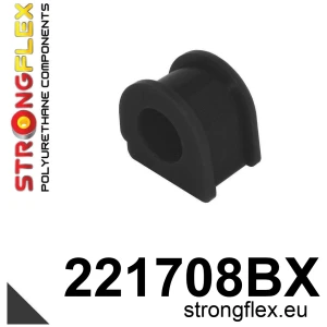 Strongflex Volkswagen Golf / Jetta Achterste binnenste stabilisatorrubber 18,5-20mm ZWART – 221708BX