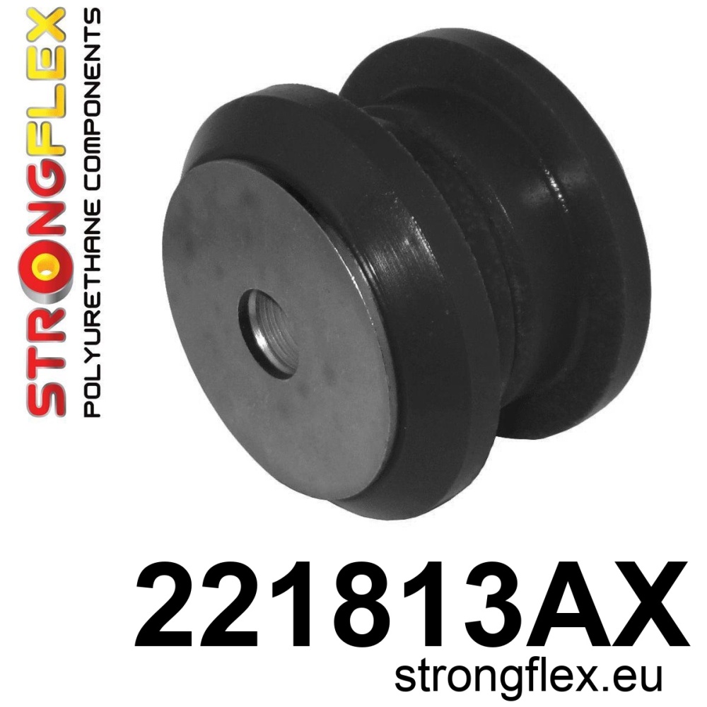 Strongflex Volkswagen Golf Rubber achteras-subframe ophanging, ton-lager 62mm SPORT ZWART – 221813AX