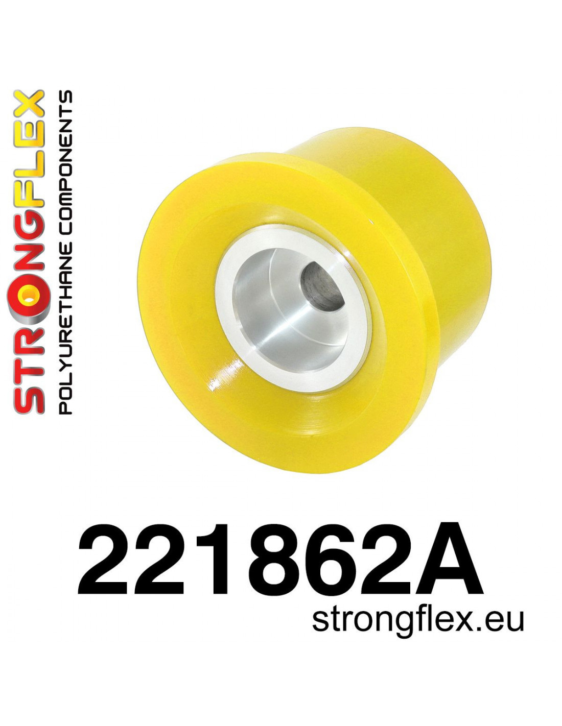 Strongflex Audi / Volkswagen Differentieelophanging, voorste rubber SPORT – 221862A 1 Strongflex Audi / Volkswagen Differentieelophanging, voorste rubber SPORT – 221862A