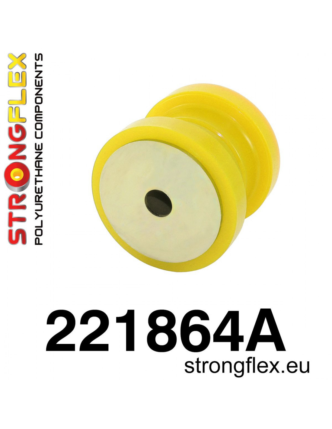Strongflex Audi / Volkswagen Achteras-subframe rubber SPORT – 221864A 1 Strongflex Audi / Volkswagen Achteras-subframe rubber SPORT – 221864A