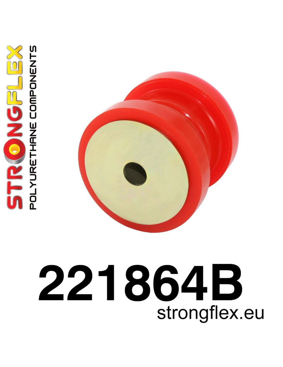 Strongflex Audi / Volkswagen Achteras-subframe rubber – 221864B 1 Strongflex Audi / Volkswagen Achteras-subframe rubber – 221864B