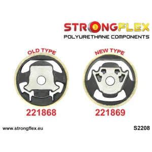 Strongflex Audi / Volkswagen Inzet onderste Motorophanging SPORT ZWART – 221868AX