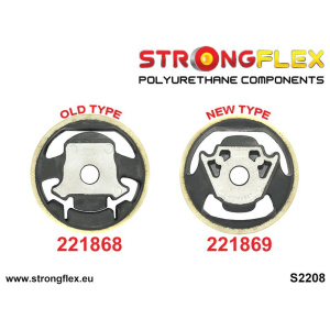 Strongflex Audi / Volkswagen Inzet onderste Motorophanging SPORT ZWART – 221869AX