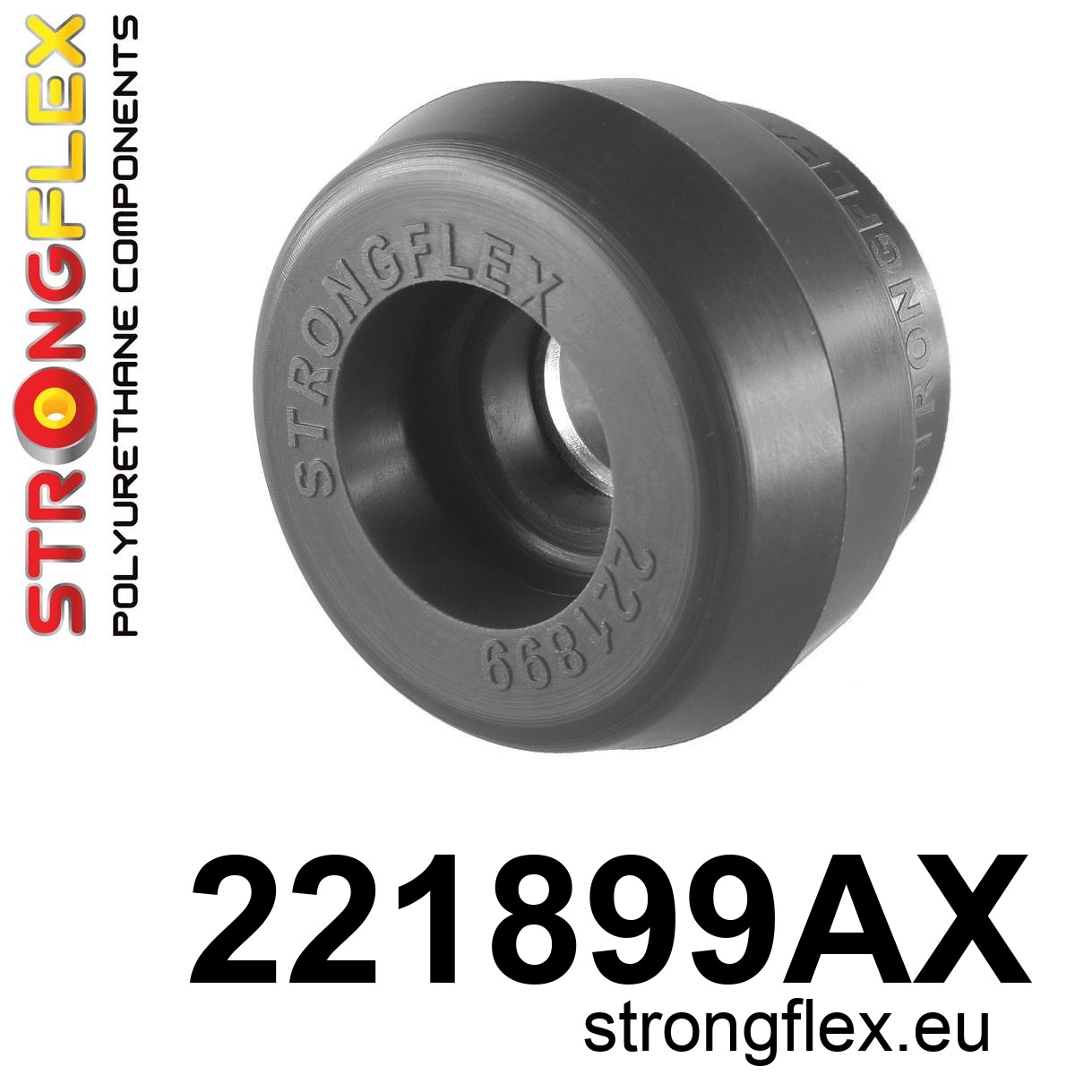 Strongflex Audi / Volkswagen Voorste schokdemperbevestiging SPORT ZWART – 221899AX 1 Strongflex Audi / Volkswagen Voorste schokdemperbevestiging SPORT ZWART – 221899AX