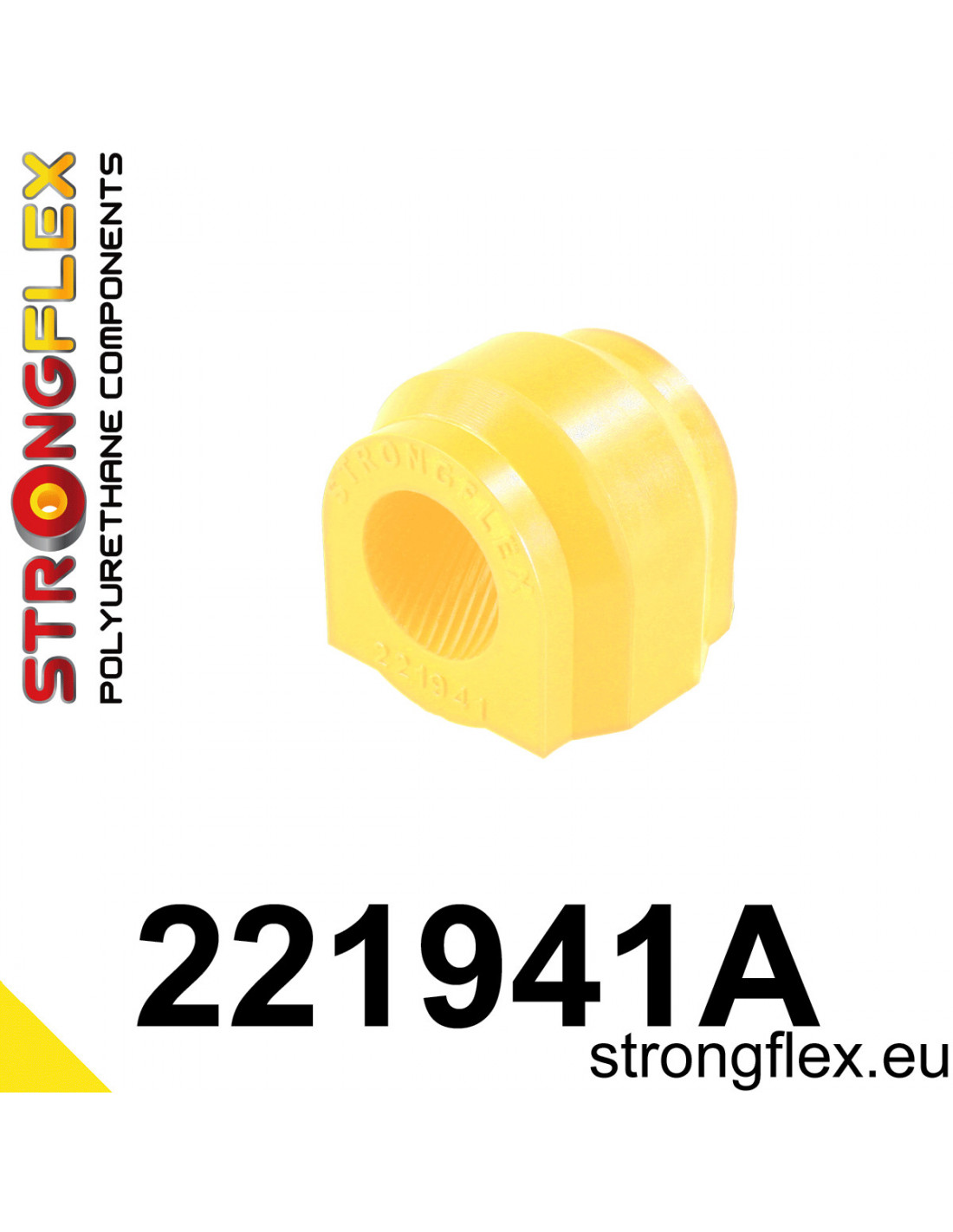 Strongflex Audi / Volkswagen Voorste stabilisatorrubber SPORT – 221941A 1 Strongflex Audi / Volkswagen Voorste stabilisatorrubber SPORT – 221941A