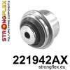 Strongflex Audi / Volkswagen Voorste langsdraagarmrubber SPORT ZWART – 221942AX