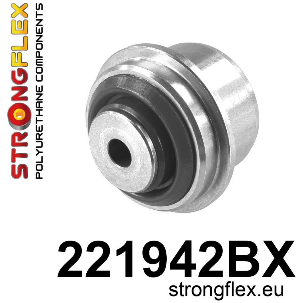 Strongflex Audi / Volkswagen Voorste langsdraagarmrubber ZWART – 221942BX