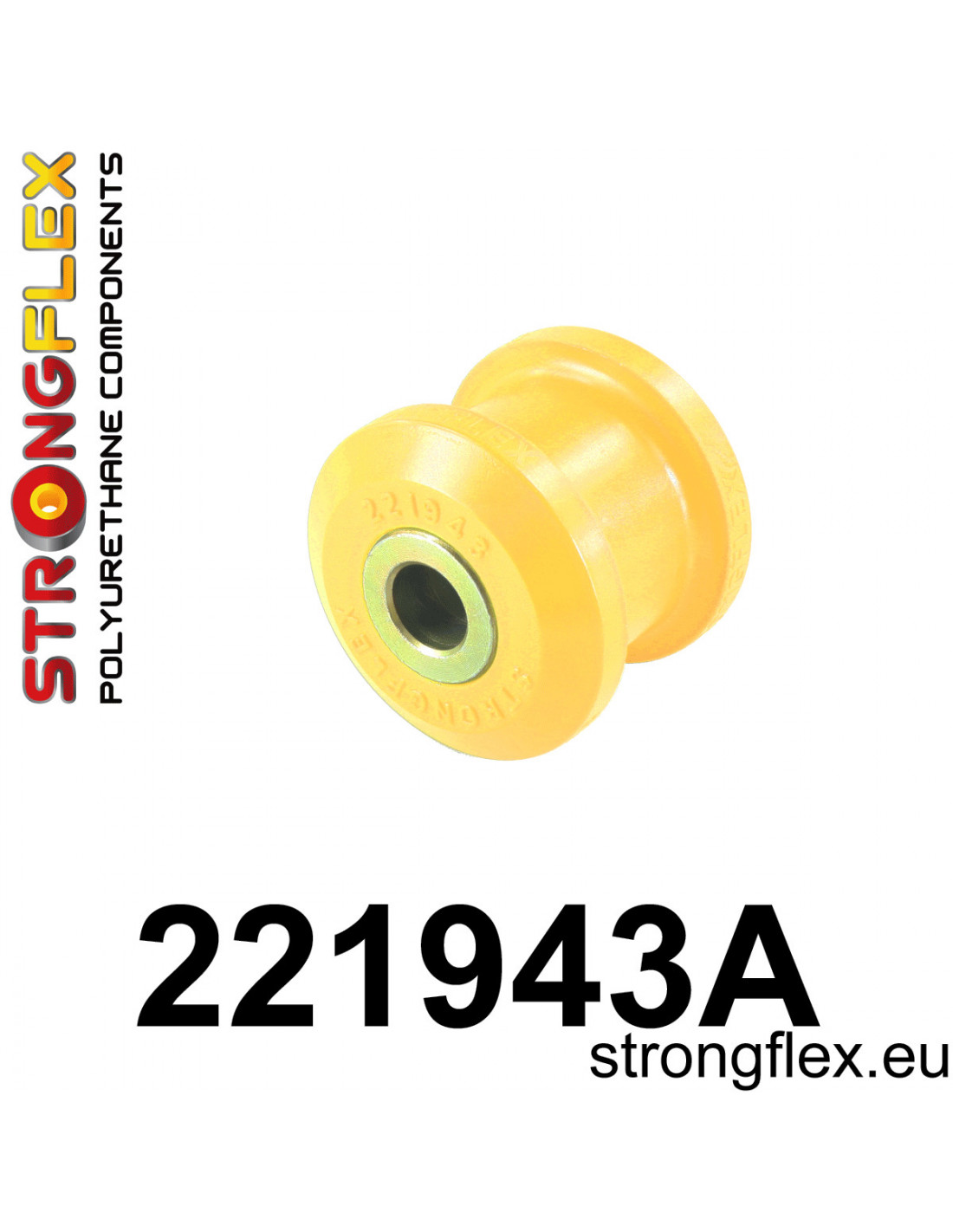 Strongflex Audi / Volkswagen Achterste bovenste draagarmrubber – binnenzijde SPORT – 221943A 1 Strongflex Audi / Volkswagen Achterste bovenste draagarmrubber – binnenzijde SPORT – 221943A