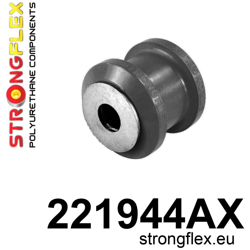 Strongflex Audi / Volkswagen Achterste bovenste draagarmrubber – buitenzijde SPORT ZWART – 221944AX