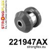 Strongflex Audi / Volkswagen Achterste draagarmrubber – binnenzijde SPORT ZWART – 221947AX