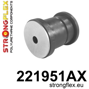 Strongflex Audi / Volkswagen Achterste subframe – voorste rubber 60mm SPORT ZWART – 221951AX