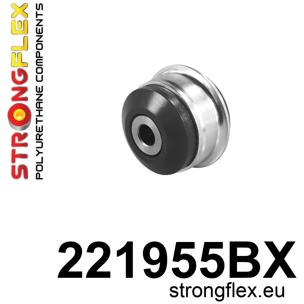 Strongflex Audi / Seat / Volkswagen Vooras draagarm achterste rubber 60mm ZWART – 221955BX