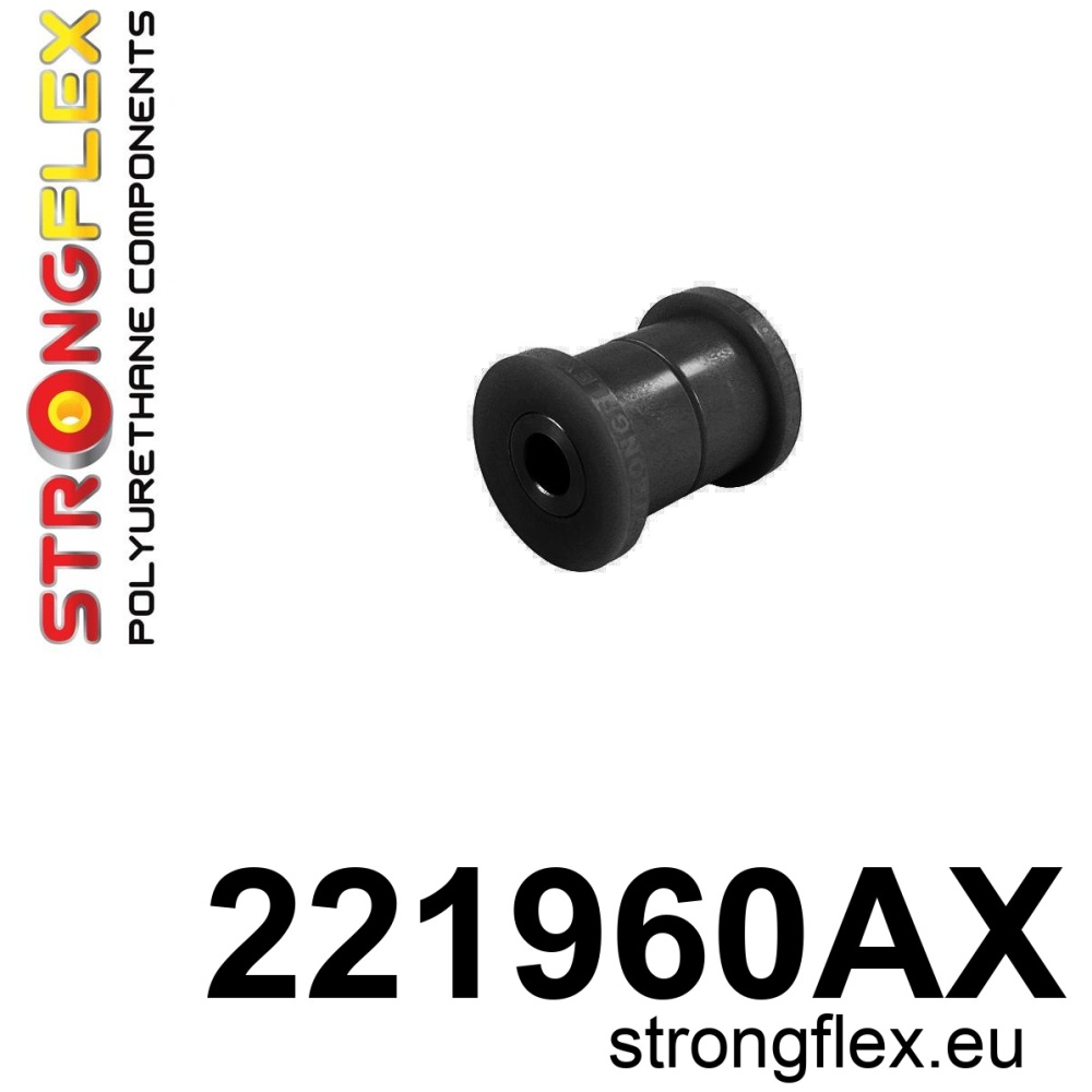 Strongflex Volkswagen Transporter / T4 Draagarmrubber voor onder – voorste 40mm SPORT ZWART – 221960AX