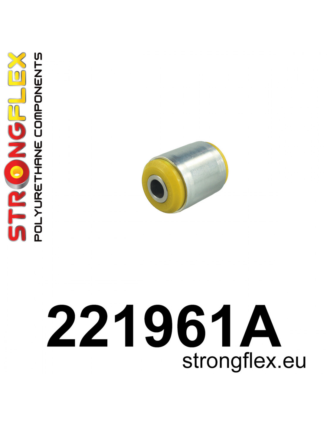 Strongflex Volkswagen Transporter / T4 Draagarmrubber voor onder – achterste SPORT – 221961A 1 Strongflex Volkswagen Transporter / T4 Draagarmrubber voor onder – achterste SPORT – 221961A