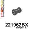 Strongflex Volkswagen Transporter / T4 Draagarmrubber achter onder – binnenzijde ZWART – 221962BX