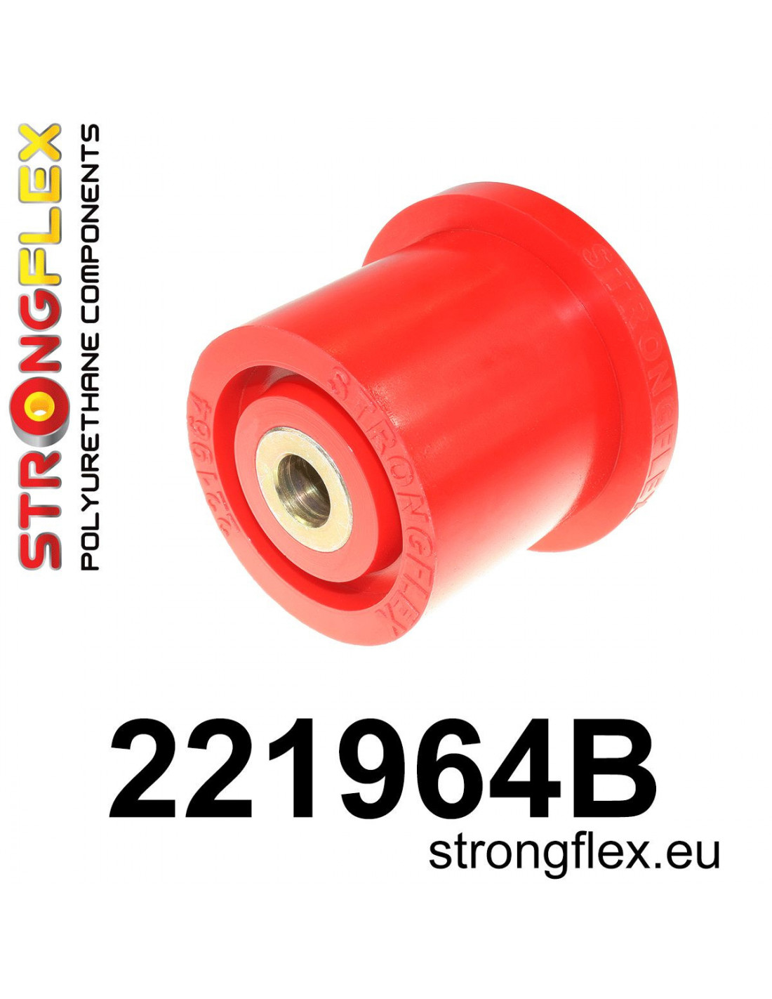 Strongflex Audi / Volkswagen Rubber achteras-subframe ophanging – 221964B 1 Strongflex Audi / Volkswagen Rubber achteras-subframe ophanging – 221964B