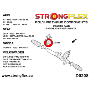 Strongflex Audi / Volkswagen Stuurhuisrubber – 221965B