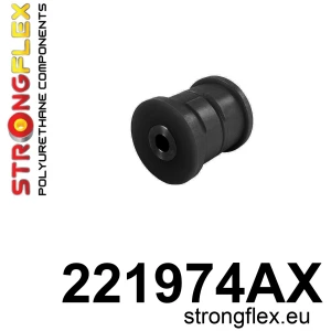 Strongflex Volkswagen Transporter / T5 / T6 Draagarmrubber achter onder – buitenzijde SPORT ZWART – 221974AX